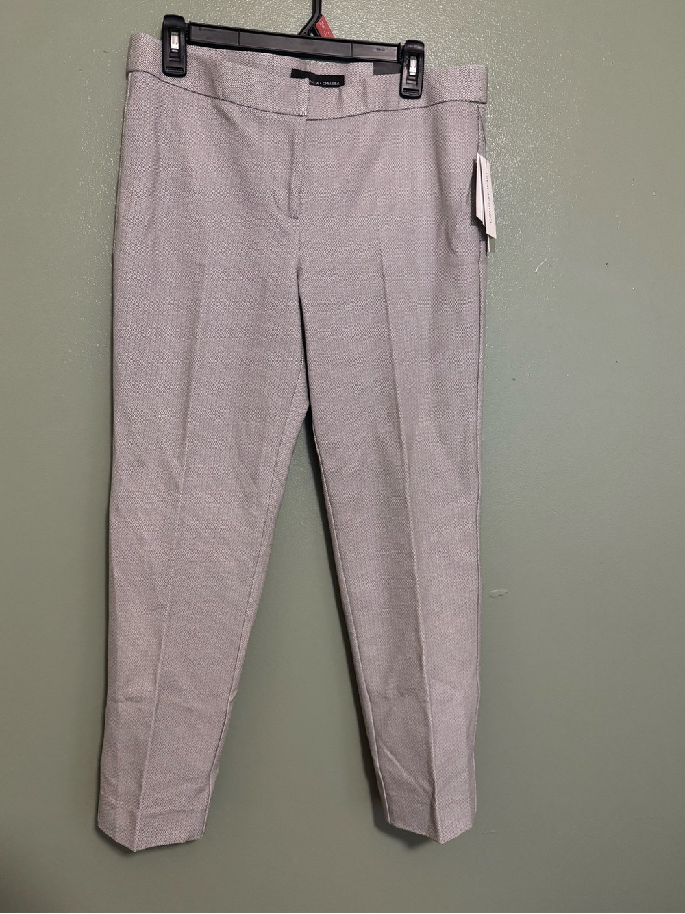 NWT Amanda + Chelsea Herringbone Dress Pants Trouser Size 10